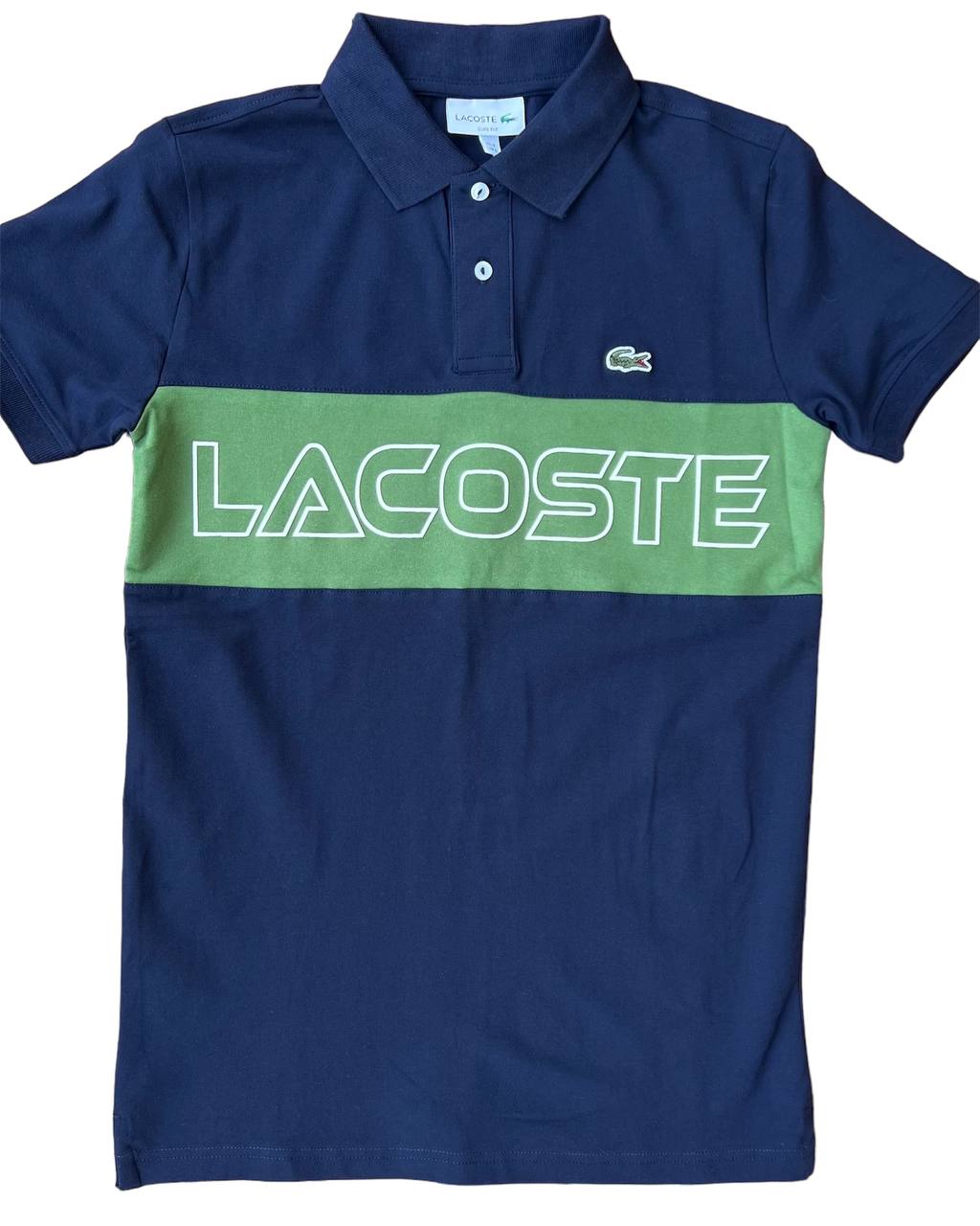 Men s Lacoste Organic Cotton Pique Polo Shirt AswaqHamam