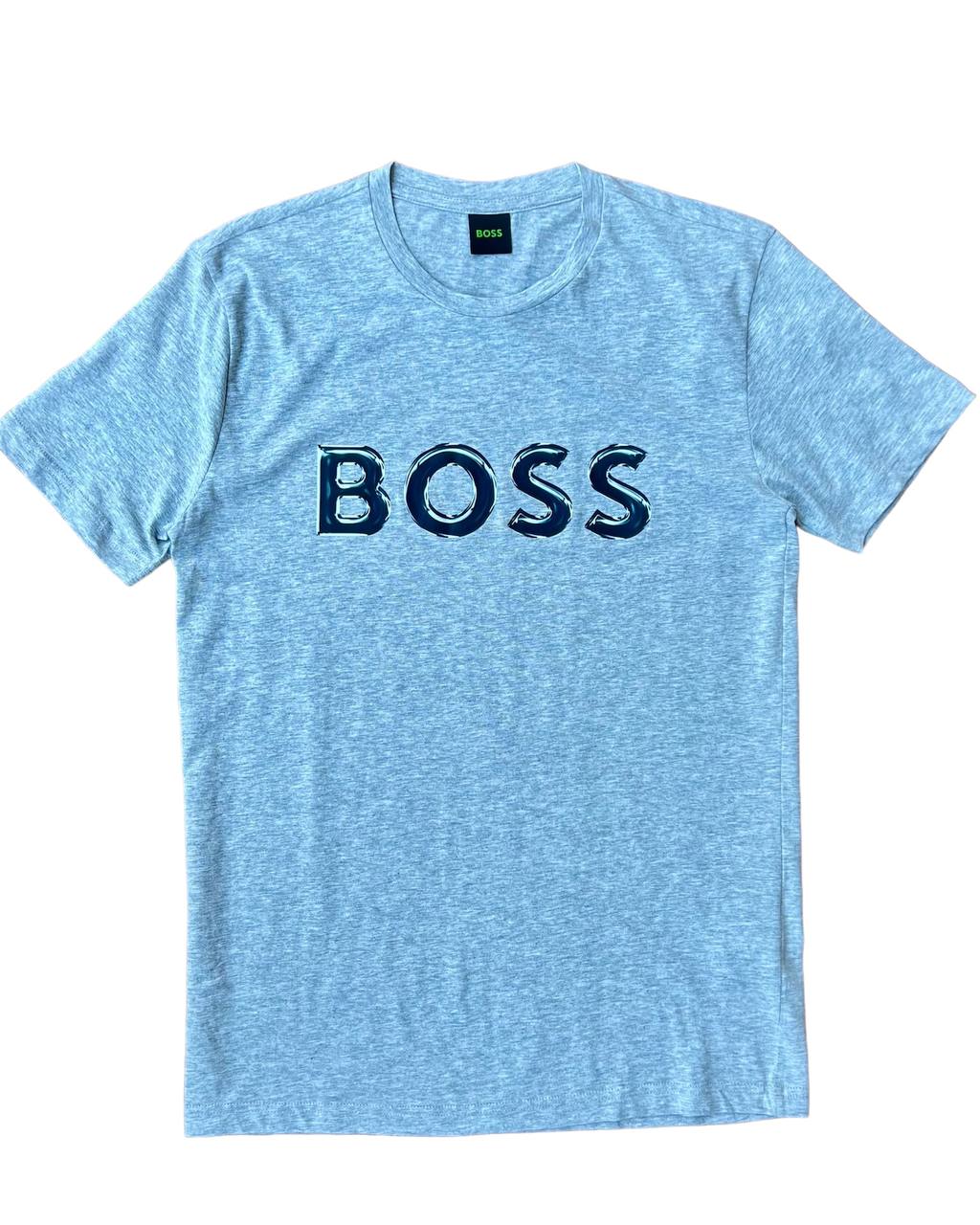 BOSS COTTON-JERSEY REGULAR-FIT T-SHIRT WITH LOGO PRINT