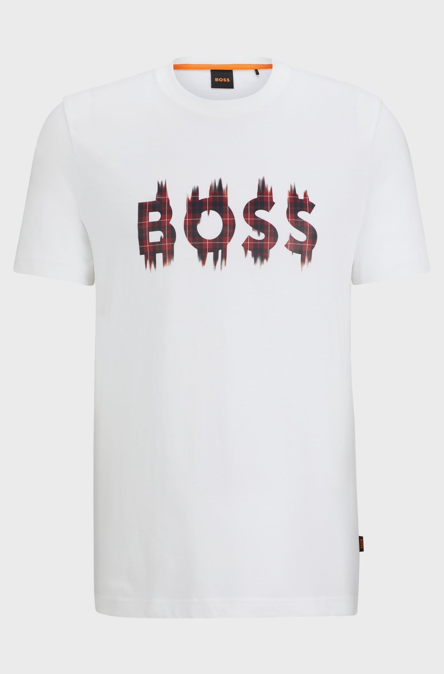 BOSS COTTON-JERSEY REGULAR-FIT T-SHIRT WITH LOGO PRINT